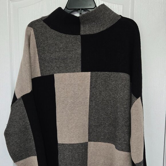 Joseph Ribkoff Color Block Asymmetrical Sweater - Picture 1 of 6
